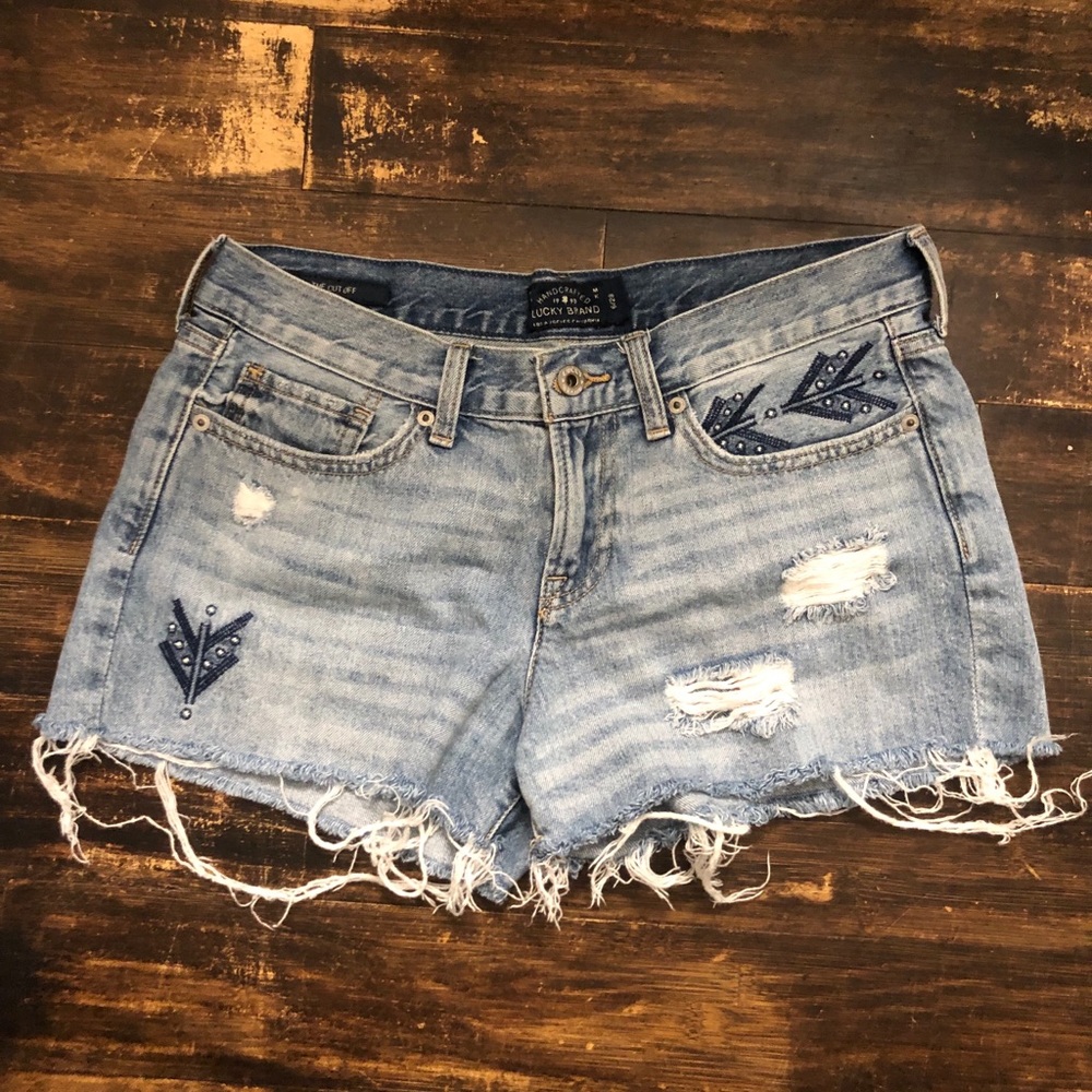 Lucky Brand 🍀 Denim Cutoffs - Size 6/28